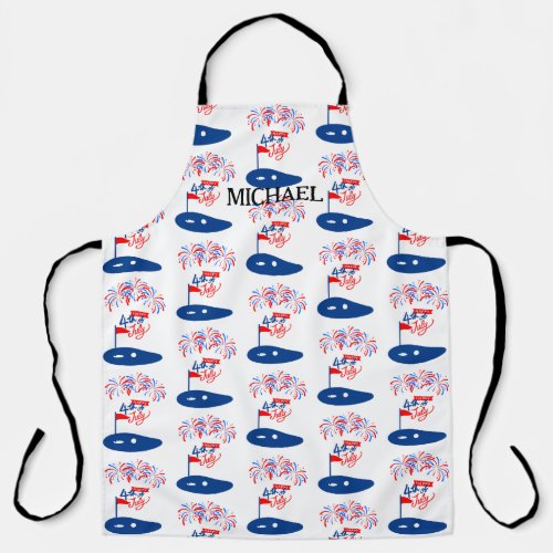 FOURTH OF JULY APRON