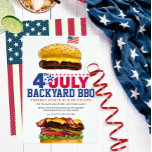 Fourth of July BBQ Party Invitation<br><div class="desc">Independence Day get-togethers bring to mind a delicious smorgasbord, colorful fireworks, carnival games, swimming pools, patriotic colors, and family and friends. Your backyard cookout may be casual, but that doesn’t mean your preparation has to be. Show your love for the USA by sending out 4th of July summer party invitations...</div>