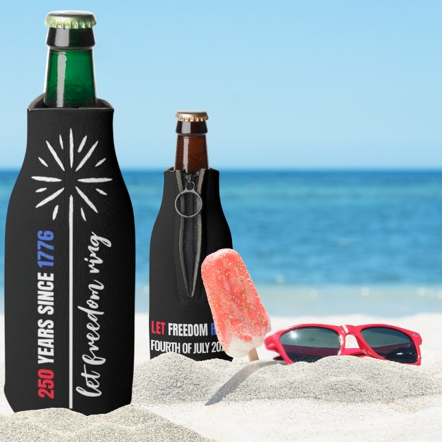 Fourth of July Bottle Cooler Koozie (Creator Uploaded)