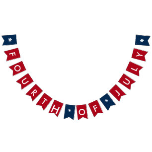 Fourth Of July Celebration any Color any Text Bunting Flags