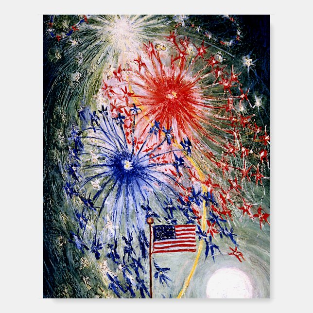 Fourth of July Celebration Foam Board (Back)