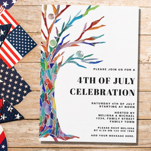 Fourth of July Celebration Invitation