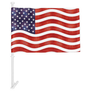 Fourth of July Celebration,USA Car Flag