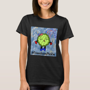 Fourth of July Firework Holiday Freedom Pickle    T-Shirt