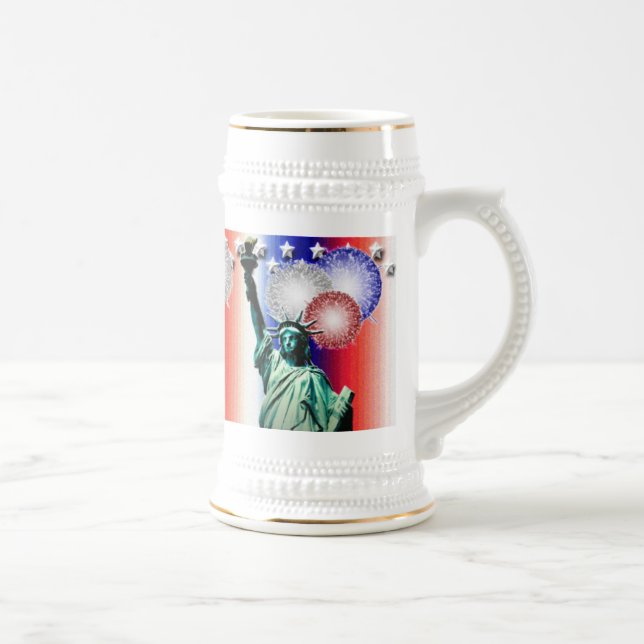Fourth of July Fireworks Mug (Right)