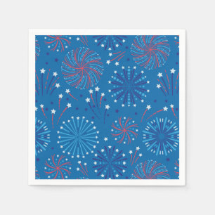 Fourth of July Fireworks Napkins