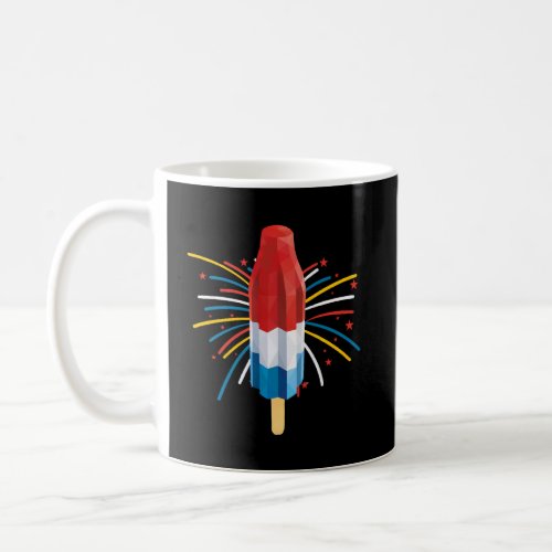 Fourth Of July Fireworks Popsicle Coffee Mug