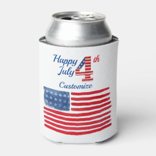Fourth of July Flag Cooler