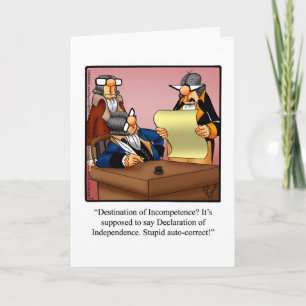 Fourth Of July Humor Greeting Card "Spectickles"