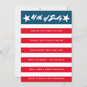 Fourth of July Invitation