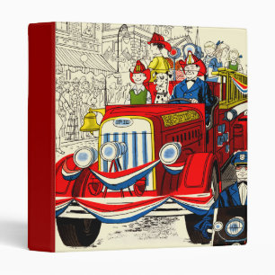Fourth of July Parade 3 Ring Binder