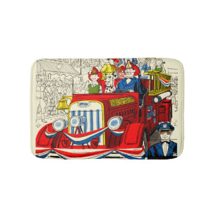 Fourth of July Parade Bath Mat