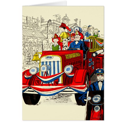 Fourth of July Parade Cards (Front)