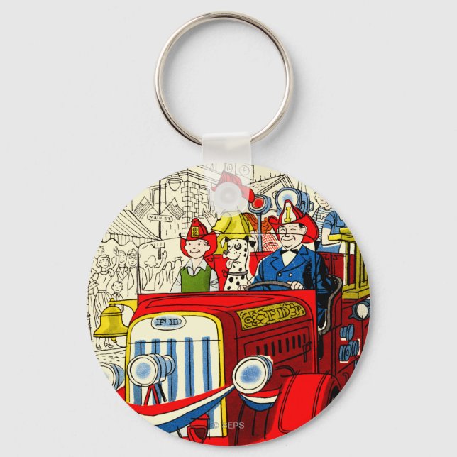 Fourth of July Parade Keychain (Front)