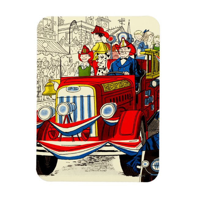 Fourth of July Parade Magnet (Vertical)
