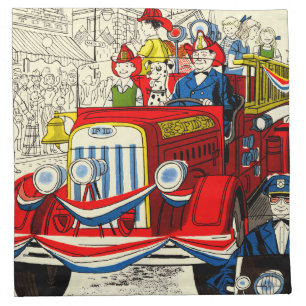 Fourth of July Parade Napkin