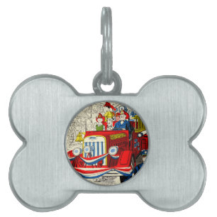 Fourth of July Parade Pet Name Tag