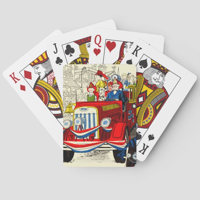 Fourth of July Parade Poker Cards (Back)