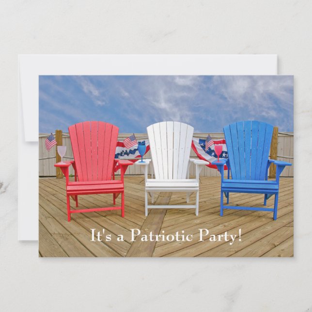 Fourth of July party Invitation (Front)