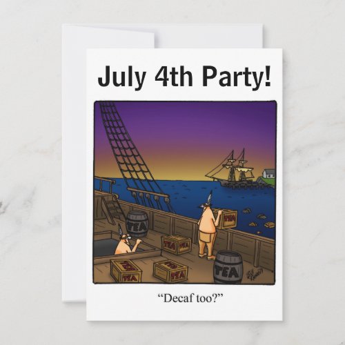 Fourth of July Party Invitation