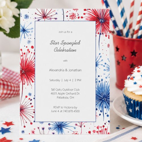 Fourth of July Party Invitation