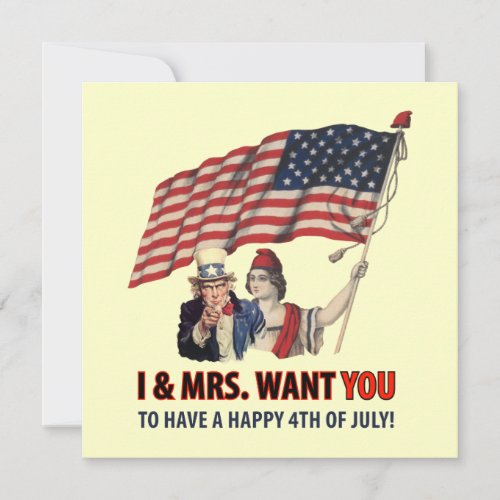 Fourth of July Party Invitation