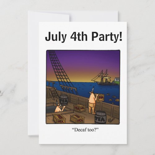 Fourth of July Party Invitation