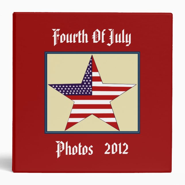 FOURTH OF JULY PHOTO Binder (Front)