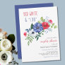 Fourth of July Red White and I Do Couples Shower Invitation