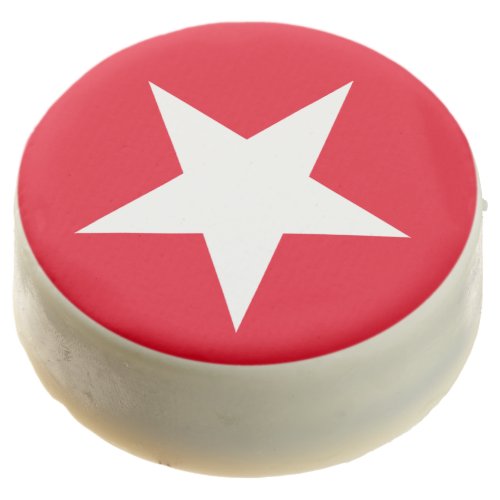 Fourth of July red white patriotic star Chocolate Covered Oreo