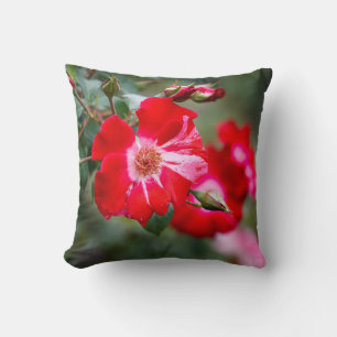 Fourth of July Shrub Throw Pillow