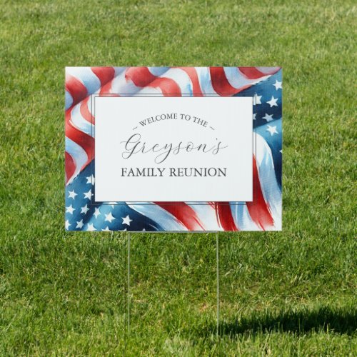 Fourth of July Sign Party Signs Customizable