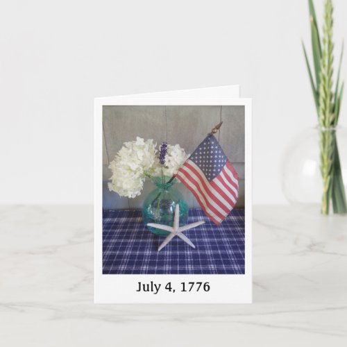 Fourth of July Spirit 1776 Card