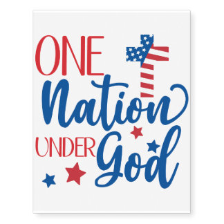 Fourth of July Themed Tattoos - One Nation