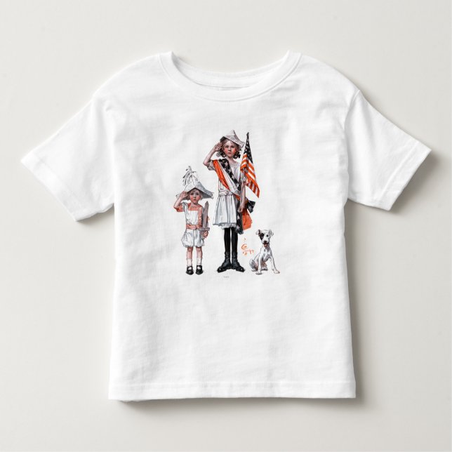 Fourth of July Toddler T-shirt (Front)