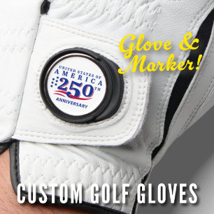 Fourth of July Weekend America 250th Anniversary Golf Glove