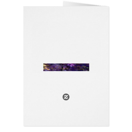 Fourth of July with Flags Card (Back)