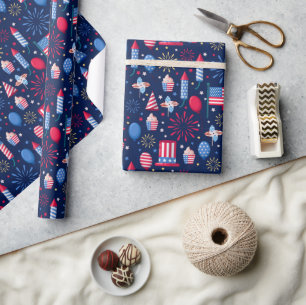 Fourth Of July Wrapping Paper