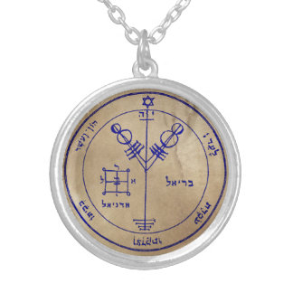 Fourth Pentacle of Jupiter Silver Plated Necklace