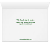 Fourth Step to Soul Card with Fourth Chakra Mantra (Inside Horizontal (Bottom))