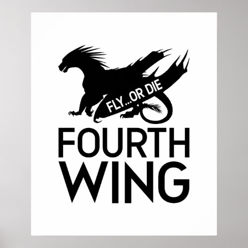 Fourth Wing _ Fly Or Die Poster
