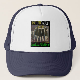 FOURWAY INDICA SATIVA TRUCKER HAT