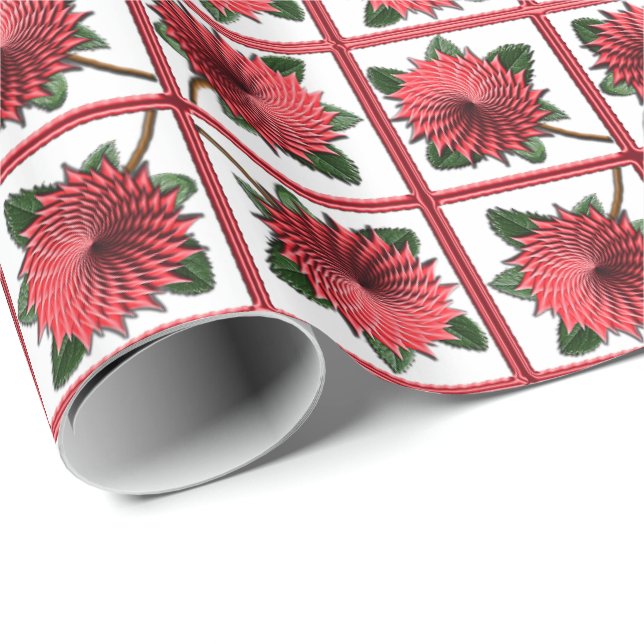 Fourway Valentines Gift Wrap Paper (Roll Corner)