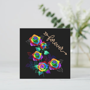 Fover Rainbow Roses