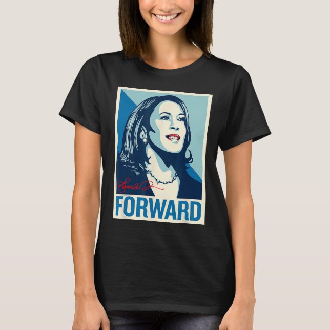 Foward Kamala Portrait  T-Shirt (Front)