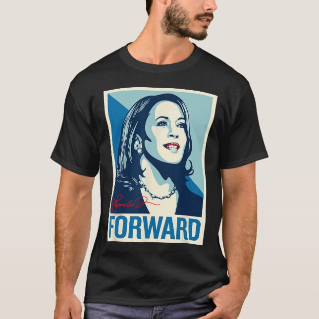 Foward Kamala Portrait  T-Shirt (Front)