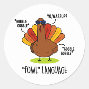 Funny Cartoon Turkey Stickers - 67 Results | Zazzle