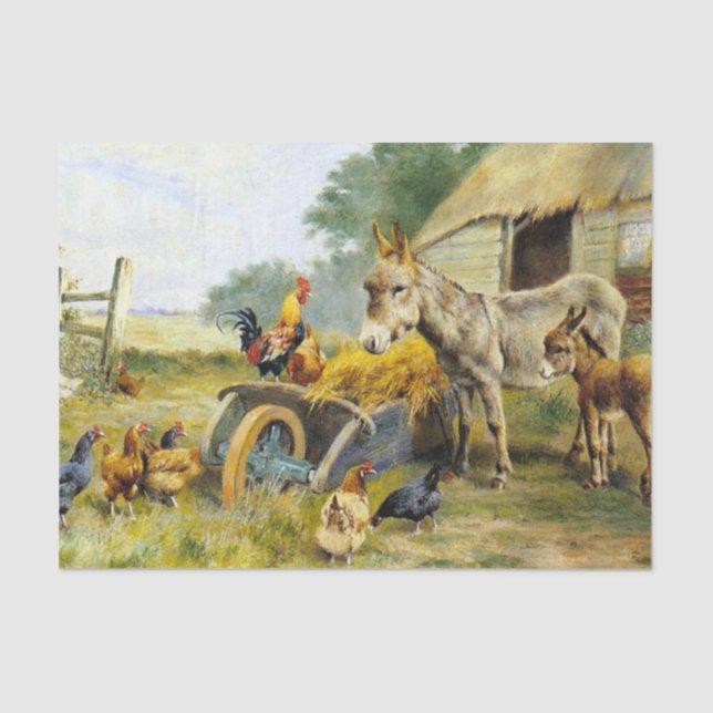 Fowl Talk by Herbert William Weekes Tissue Paper (Front)