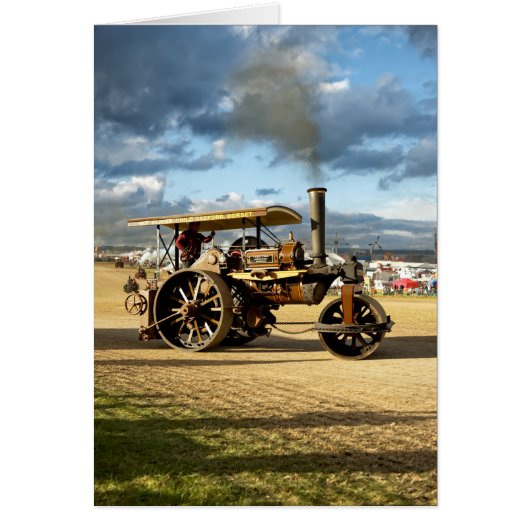 Fowler 8-ton Steam Road Roller Cards (Front)
