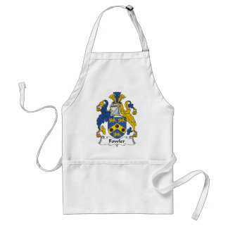 Fowler Family Crest Adult Apron